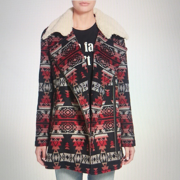 Blanket Pattern Moto Jacket - Picture 3 of 3